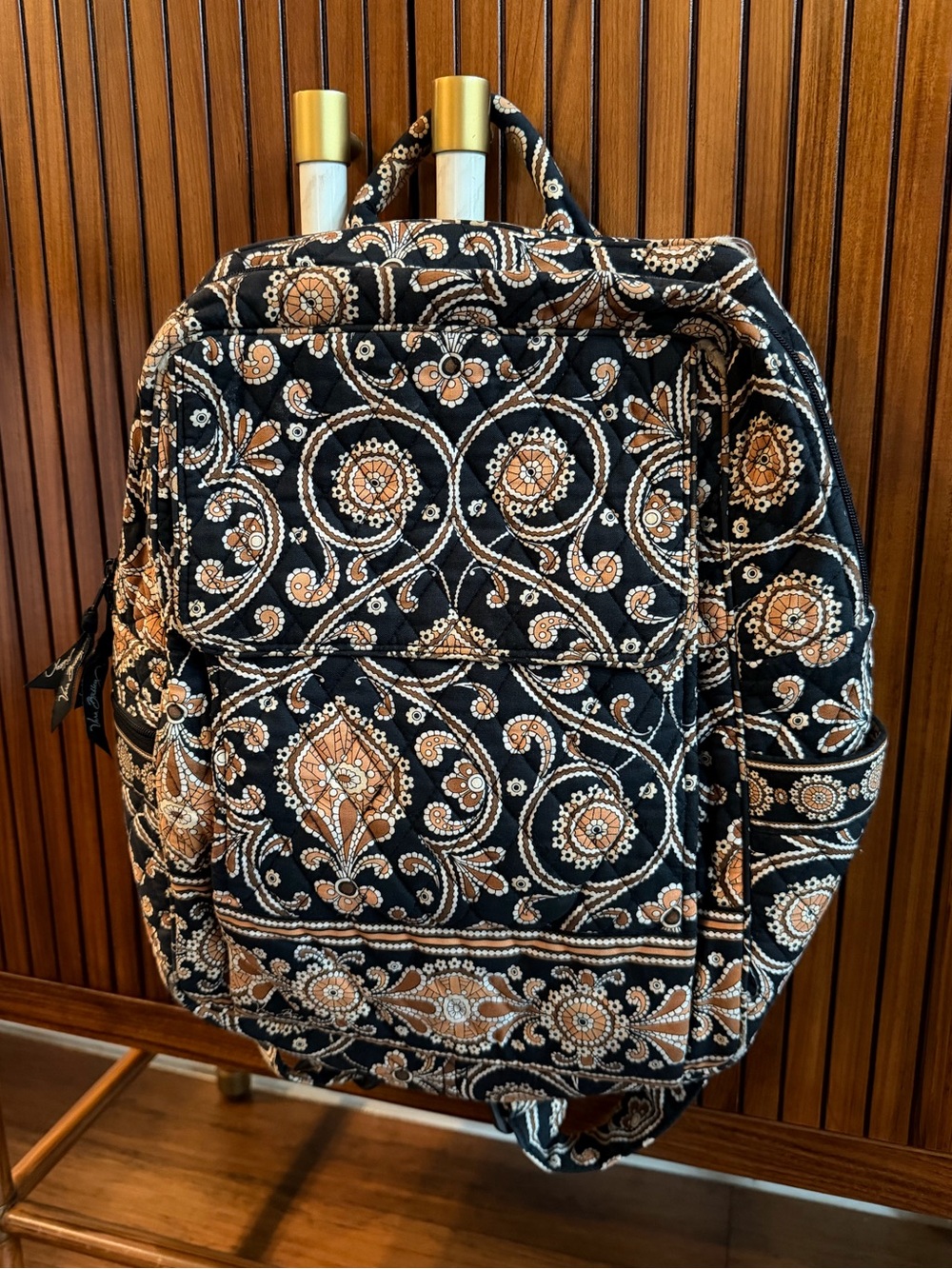 Vera Bradley Cafe Latte Quilted Backpack